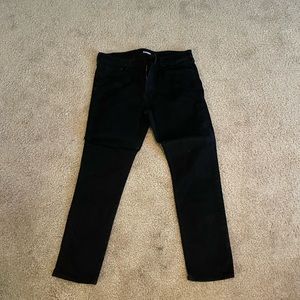 Men’s Black express slim jeans-36/32